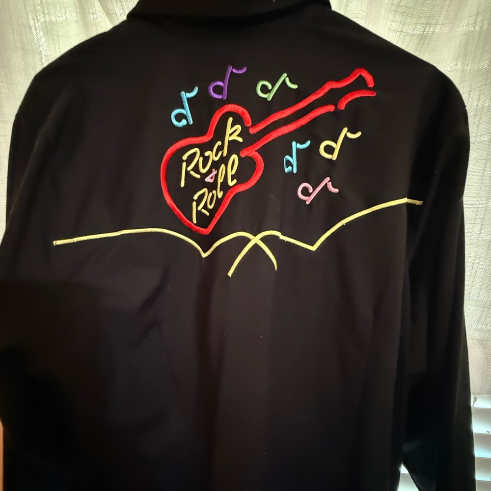 Roper Black Western Shirt